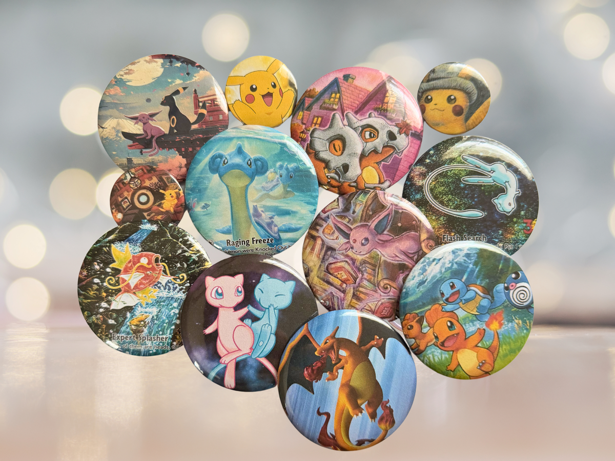 Stickers and Buttons