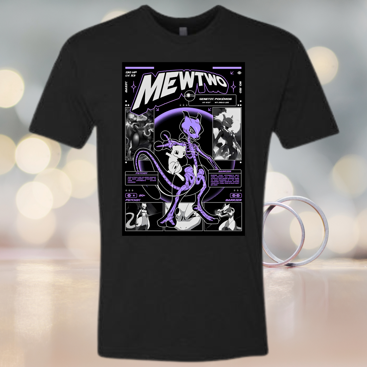 Mewtwo with GoFest 2026 Badge