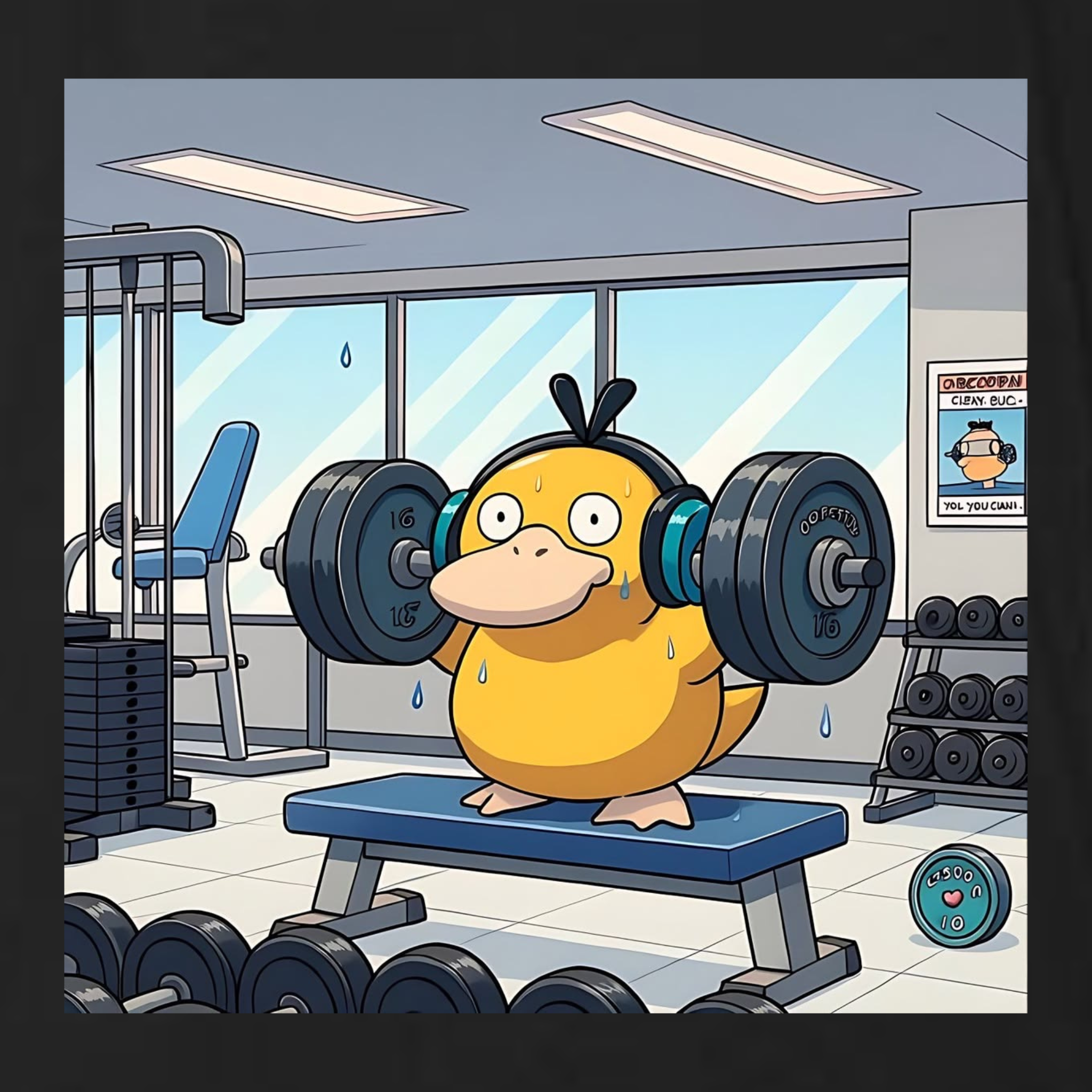 Psyduck Squat